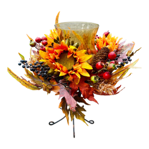 Bright and Summery/Fall Sunflower Candelabrum