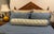 Schumacher Bolster Pillow With Schumacher Avodica Embroidery Aegean Fabric For Sale - Image 4 of 5