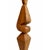 Modern Teak Wood Abstract Sculpture on Stand For Sale In Los Angeles - Image 6 of 6