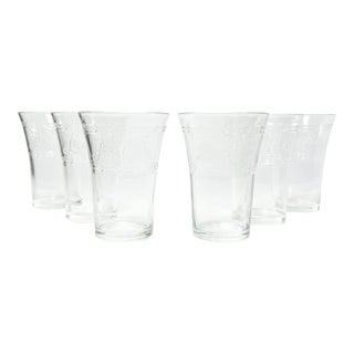 1970s Vintage “Pepsi-Cola” Set of 6 Tumbler Soda Drinking Glasses For Sale