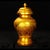1960s Vintage Chinese Gilt Bronze Hand-Chased Floral Covered Ginger Jar For Sale - Image 5 of 9