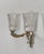 Art Deco Pair of French Art Deco Double Uplight Wall Sconces by Jean Gauthier, 1930s For Sale - Image 3 of 7