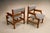 Brazilian Modern Pair of Armchairs in Caviúna Wood & Performance Boucle, Brazil, 1960s - Lot 103B For Sale - Image 14 of 18