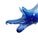 Blue Postmodern Murano Glass Fruit Bowl, Italy, 1950s For Sale - Image 8 of 18