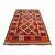 Afghan Maimana Kilim Area Rug, Handwoven Wool, 6x9, Red & Indigo For Sale