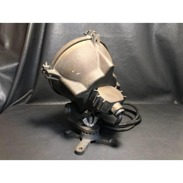 Vintage Pauluhn Bronze Flood Light For Sale In Los Angeles - Image 6 of 11