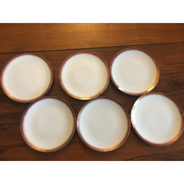 1940s Cake Plate Set from Bavaria Porzellan, 1940s, Set of 7 For Sale - Image 5 of 14