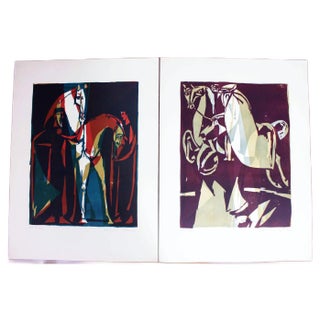 Prints by Hans Studer, 1976, Set of 2 For Sale