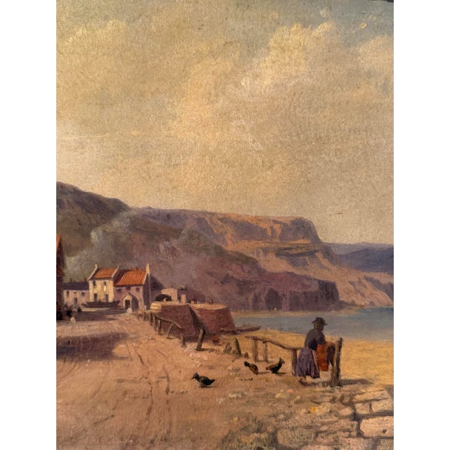 Thomas Pyne, 19th Century English Coastal Landscape Painting For Sale - Image 9 of 11