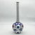 Handmade Ceramic Long-Neck Vase (25cm) – Minimalist Red Dot Detail & Carnations – Elegant Iznik Decor For Sale - Image 6 of 7