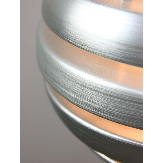 Vintage Italian Aluminum Beehive Pendant Lamp, 1980s For Sale - Image 3 of 18