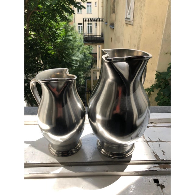 Pewter Wine Jugs, 1837, Set of 2 For Sale - Image 14 of 16