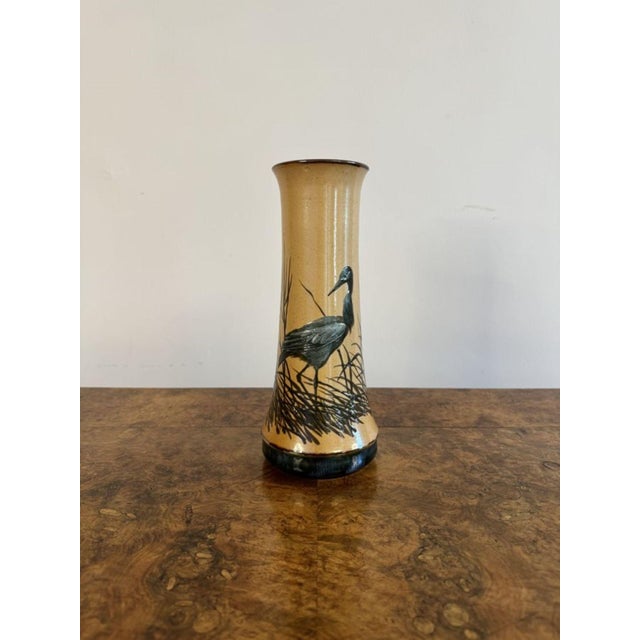 Doulton Vase by Florence E Barlow, 1900s For Sale - Image 8 of 8