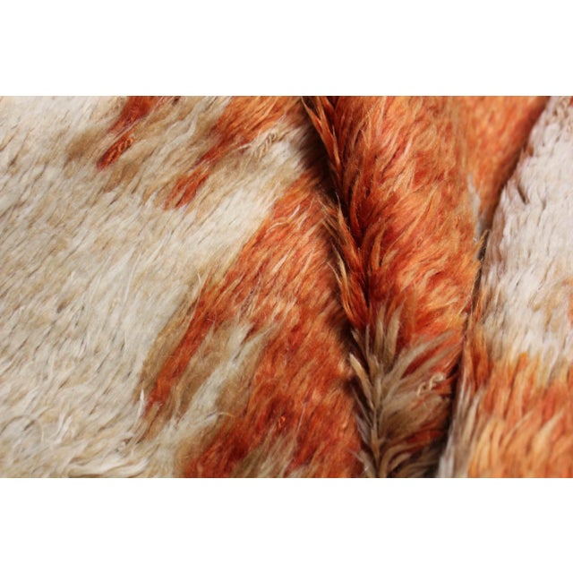 Hand Knotted Ikat Rug by Aara Rugs Inc. - 9'1" X 12'1" For Sale - Image 9 of 10