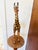 African Hand Made Vintage Leather-Wrapped Giraffe Safari Sculpture For Sale - Image 3 of 12