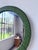 Wood Round Wicker Mirror, 1960s For Sale - Image 7 of 18
