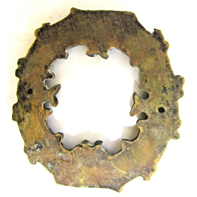 Late 19th Century Set of Eight Antique French Gilded Bronze Ormolu Furniture Pediments For Sale - Image 5 of 9