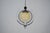 Art Deco Italian Pendant Light with Etched Glass and Amber Globe, 1930s For Sale - Image 11 of 17