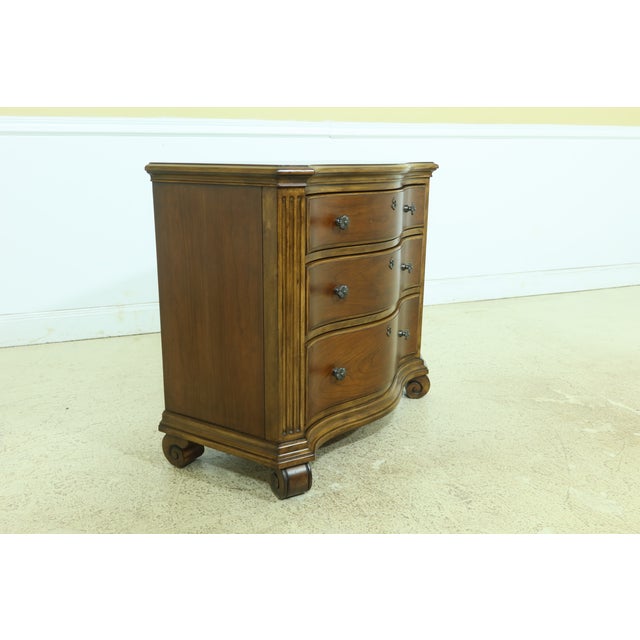 Ethan Allen 3 Drawer Cherry Nightstands A Pair Chairish