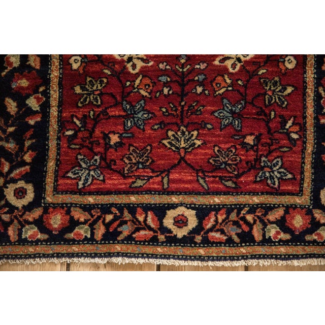 Antique Farahan Sarouk Square Rug Mat - 2'1" x 2'6" For Sale In New York - Image 6 of 9