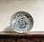 Art Deco Chinese Ceramic Plate,Blue and White Porcelain Plate Hand Painted Flowers Pattern For Sale - Image 3 of 11