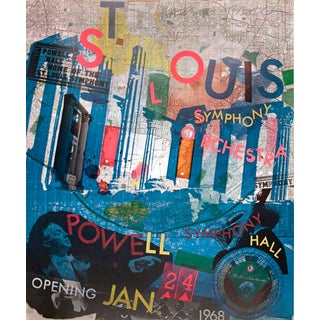 Robert Rauschenberg-St. Louis Symphony Orchestra-1968 Offset Lithograph-SIGNED For Sale