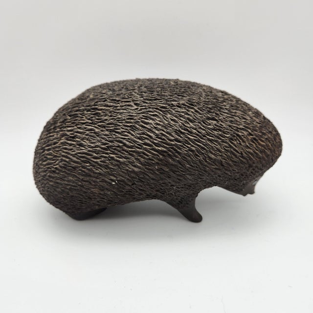 Mid 20th Century Mid 20th Century Danish Modern ceramic hedgehog figurine by Ellen Karlsen for Kähler HAK For Sale - Image 5 of 7