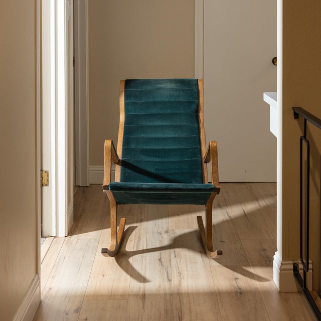 Mid-Century Tendo Mokko Heron Rocking Chair by Mitsumasa Sugazawa, Japan For Sale - Image 10 of 18