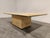 Vintage Travertine and Brass Coffee Table from Fedam, 1970s For Sale - Image 4 of 12