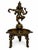 A striking decorative sculpture depicting Lord Ganesha in an expressive dancing pose. The figure features intricate...