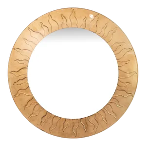 Large Eglomise Sunburst Mirror Signed David Marshall