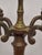 19th C. Polish Bronze Sabbath Candelabrum Star of David Finial Large 18" Rare For Sale - Image 15 of 18