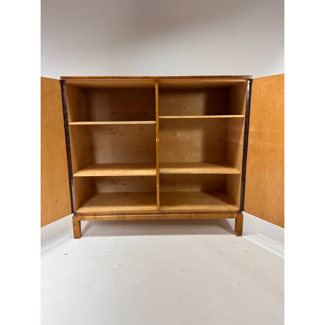 Yellow 1930's Swedish Art Deco Cabinet For Sale - Image 8 of 10