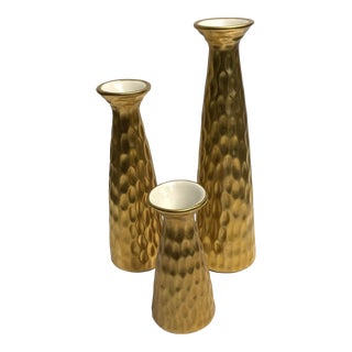 Michael Wainwright Three Truro Candlesticks For Sale