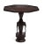 English Anglo-Indian Teak Elephant Lotus Lamp Side Table Mid 20th Century For Sale - Image 3 of 12