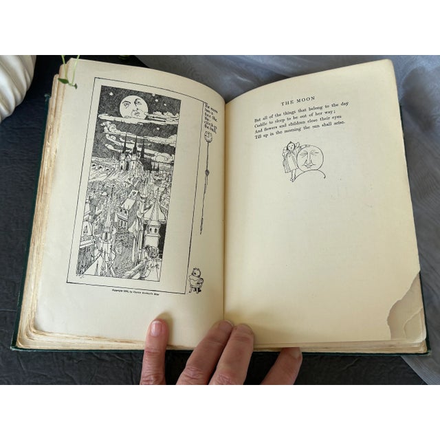 Antique Decorative Book a Child's Garden of Verse by Robert Louis Stevenson For Sale - Image 11 of 11