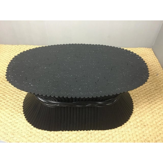 Bamboo and Rattan Coffee Table from McGuire, 1960s For Sale - Image 4 of 13