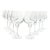Pottery Barn “Claro” Set of 8 Balloon Wine Glasses For Sale