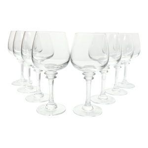 Pottery Barn “Claro” Set of 8 Balloon Wine Glasses