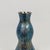 Glass Austrian Art Nouveau Style Blue Glass and Silver-Plated Vase, 1930s For Sale - Image 7 of 15