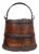 French Handmade Wooden Bucket, 18th Century For Sale