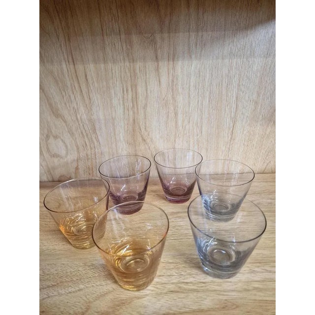 Vintage Glasses, 1960s, Set of 7 For Sale - Image 5 of 6