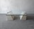 Cream Architectural Unfilled Travertine and Glass Coffee Table For Sale - Image 8 of 9
