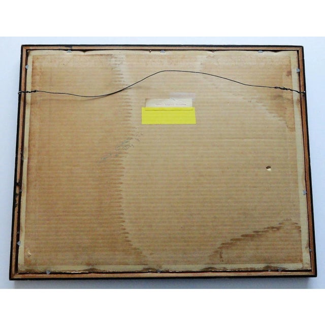 1960s 1960s "Israeli Orchestra" Abstract Watercolor Painting by Joseph Kossonogi, Framed For Sale - Image 5 of 6