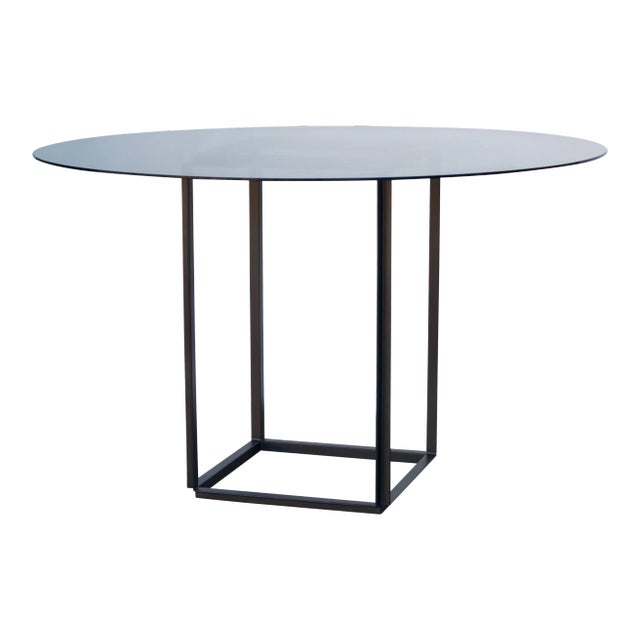 Cuboid Minimalist Center or Breakfast Table by Design Frères For Sale