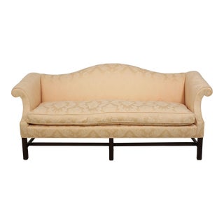 Biggs Custom Quality Chippendale Mahogany Sofa For Sale