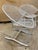 Up for your consideration is a beautiful set of three original old attributed to Salterini radar lounge chairs by Maurizio...