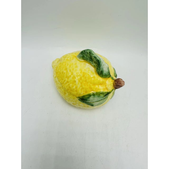 VIETRI Vintage Vietri Lemon Dish For Sale - Image 4 of 6