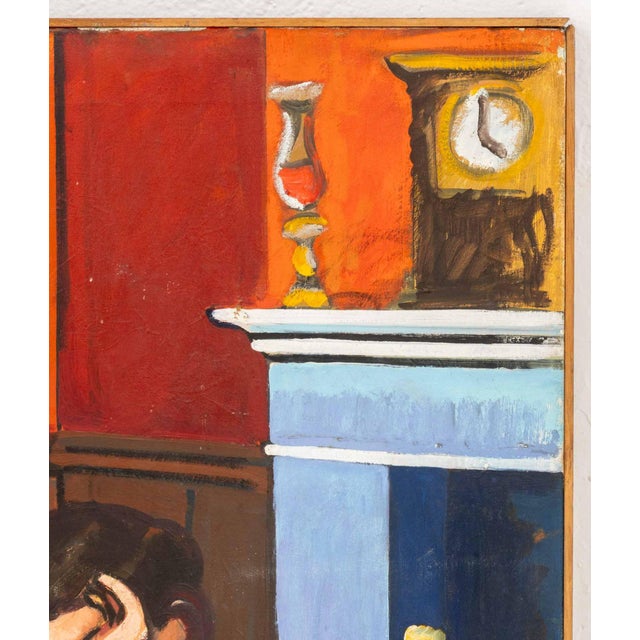 1970s Daniel W. Freeman "Puberty" Oil on Canvas, 1975 For Sale - Image 5 of 10