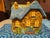 Vintage Christmas Gift Thomas Kinkade Cookie Jar Garden Cottage Village House For Sale - Image 4 of 5